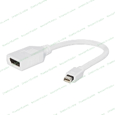 Переходник Gembird Переходник miniDisplayPort - DisplayPort, 20M/20F, 16см, белый