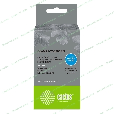 Картридж ленточный Cactus CS-M21-750595RD белый шрифт, красный фон (19.1 мм, 6.4 м) для Brady BMP21-PLUS, BMP21-LAB