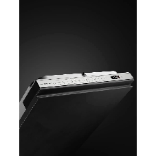 Встраиваемая посудомоечная машина Kuppersberg GHS 4526, High-Tech, 45 см, 10 комплектов, 3 корзины, 8 программ, отсрочка старта, автоматическое открывание двери, LED подсветка, сенсорное управление, луч на полу, половинная загрузка, UV-лампа, энергоэффективность А