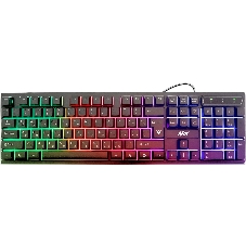 Клавиатура проводная Defender Arx GK-196L RU, USB, черный