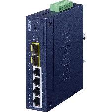 Коммутатор Planet IGS-4215-4T2S IP30 Industrial L2/L4 4-Port 10/100/1000T + 2-Port 100/1000X SFP Managed Switch (-40~75 degrees C, dual redundant power input on 9~48VDC/24VAC terminal block, supports ERPS Ring, CloudViewer app, MQTT and Cybersecurity feature)