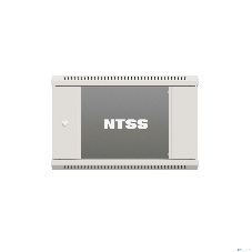 Шкаф коммутационный NTSS Премиум (NTSS-W9U6045GS-2) настенный 9U 600x450 мм пер. дв. стекл 60 кг серый IP20 сталь