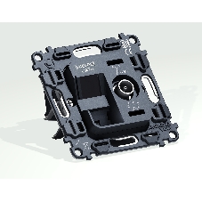 Механизм розетки компьютерной + TV оконечной RJ-45 (8P8C) CAT6/50-870 MHz 1dB с автоматической защитной шторкой QUANT VM195