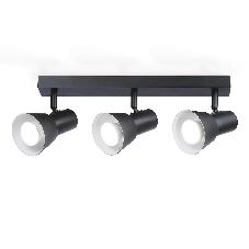 Светильник Ambrella light TA13122/3 BK/WH черный/белый GU10/3 max 12W 470*85*150