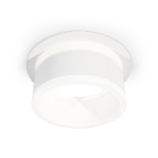 Комплект встраиваемого светильника Ambrella light XC8050019 SWH/FR белый песок/белый матовый GX53 (C8050, N8444)