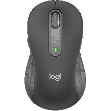 Мышь беспроводная Logitech Signature M650 L графитовый, 4000 dpi, радиоканал, Bluetooth, USB, кнопки - 5