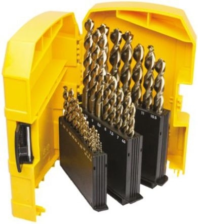 Набор сверл DEWALT DT4957-QZ по металлу COBALT INDUSTRIAL 8% в боксе Midisafe 29шт