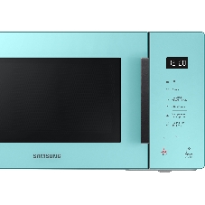 Микроволновая печь Samsung MG23T5018AN/BW голубой, 23 л, 800 Вт, переключатели - сенсор