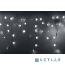 Гирлянда Neon-night Айсикл (бахрома) светодиодный, 2,4 х 0,6 м, белый провод, 230 В, диоды белые, 76 LED