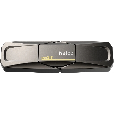 Флешка USB Netac US5 (NT03US5C-512G-32TA), 512Gb, USB 3.2/TypeC, R/W 550/500, черный