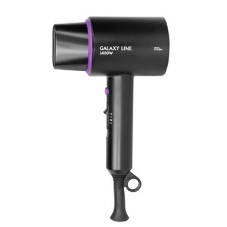 Фен Galaxy Line GL 4346 черный, 1400 Вт, компактный
