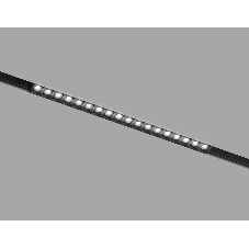 Трековый линейный светильник Ambrella light GL4505 BK черный IP20 18W 3CCT 3000-6000K SMART 48V 24° 328*22*25