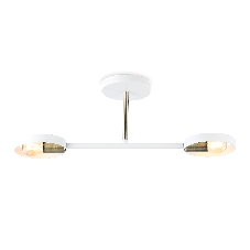 Светильник Ambrella light TR8222/2 WH/SB белый/бронза E27/2 max 40W 510*165*190