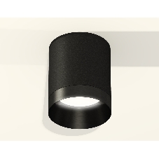 Светильник Ambrella Light XS6302021 SBK/PBK черный песок/черный полированный MR16 GU5.3 (C6302, N6131)