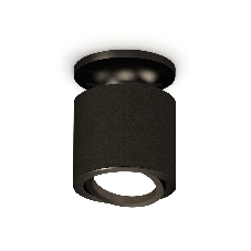 Светильник Ambrella Light XS7402060 SBK/PBK черный песок/черный полированный MR16 GU5.3 (N7926, C7402, N7002)
