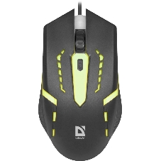 Мышь проводная Defender Hit MB-601 черный, 1200 dpi, USB, кнопки - 4