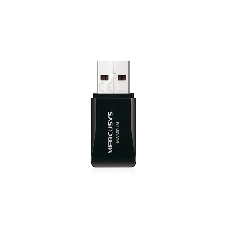 Сетевой адаптер USB2.0 адаптер Mercusys MW300UM, 300 Мбит/с, компактный