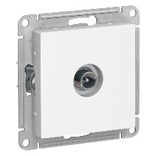 Механизм розетки TV AtlasDesign оконечный 1DB белый SchE ATN000191