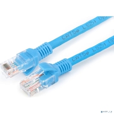 Патч-корд LSZH медный UTP Cablexpert PP30-10M/B cat.5e, 10м, литой, многожильный, синий