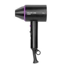 Фен Galaxy Line GL 4346 черный, 1400 Вт, компактный