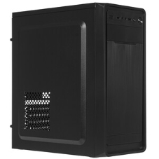 Компьютерный корпус Miditower ExeGate XP-332 Black, ATX, (XP400, Black,120мм), 2*USB, Audio