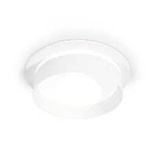 Комплект встраиваемого светильника Ambrella light XC8050020 SWH/FR белый песок/белый матовый GX53 (C8050, N8461)