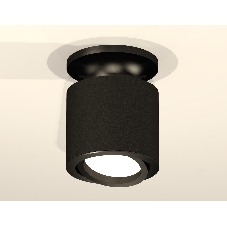 Светильник Ambrella Light XS7402060 SBK/PBK черный песок/черный полированный MR16 GU5.3 (N7926, C7402, N7002)