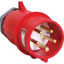Вилка переносная IEK PSN02-016-5 ССИ-015 16А-6ч/200/346-240/415В 3Р + РЕ+ N IP44 MAGNUM IEK