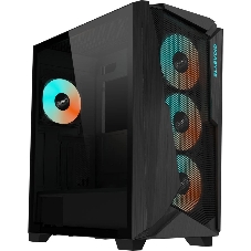 Компьютерный корпус Gigabyte C301G черный без БП ATX 4x120мм 4x140мм 2xUSB 3.0 audio bott PSU