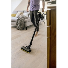 Пылесос вертикальный Karcher VC 4 Cordless myHome Pet черный/белый, питание от аккумулятора, 140 Вт, уборка сухая, пылесборник 0.65 л