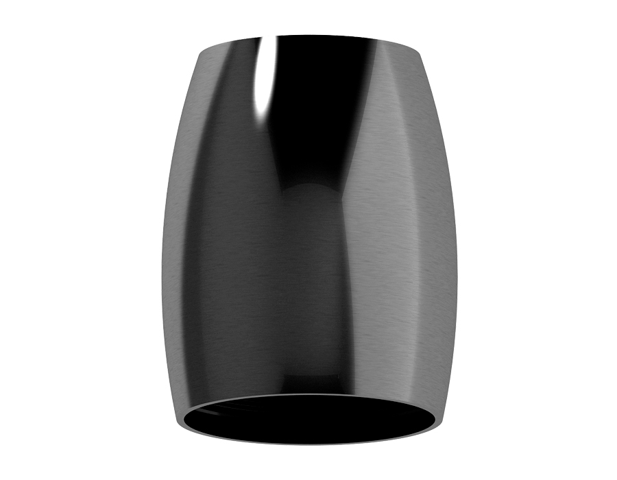 Корпус светильника C1123 DCH черный хром D70*60*H100mm MR16 GU5.3