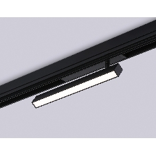 Управляемый светодиодный светильник для шинопровода Magnetic Ambrella light GL1332 BK черный IP20 18W 3000K-6400K 220V 120° 342*25*112 (Без ПДУ)