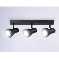 Светильник Ambrella light TA13122/3 BK/WH черный/белый GU10/3 max 12W 470*85*150