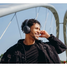 Гарнитура накладные Edifier W820NB PLUS серый беспроводные bluetooth оголовье