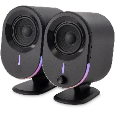 Акустическая система Оклик OK-303A 2.0 черный 20Вт BT