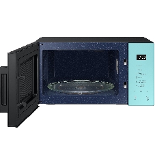 Микроволновая печь Samsung MG23T5018AN/BW голубой, 23 л, 800 Вт, переключатели - сенсор