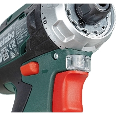 Дрель-шуруповерт Metabo PowerMaxx BS, 12 В, 2 Ач, 34 Нм, щеточный