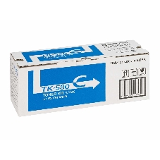 Картридж лазерный Kyocera TK-580C (1T02KTCNL0) голубой для FS-C5150DN 2800 стр.