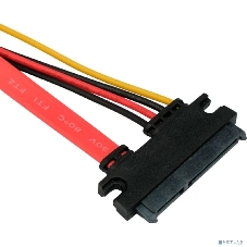 Кабель-удлинитель SATA Cablexpert CC-SATAMF-715-30CM, Sata 7+15pin, 30 см, пакет