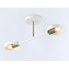 Светильник Ambrella light TR8222/2 WH/SB белый/бронза E27/2 max 40W 510*165*190