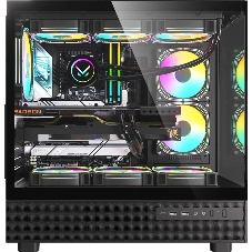 Компьютерный корпус AeroCool/Formula Crystal Z8 черный без БП ATX 9x120мм 7x140мм 1xUSB2.0 1xUSB3.0 1xUSB3.1 audio bott PSU