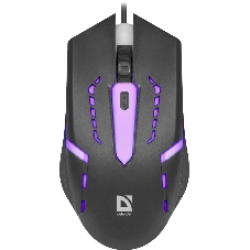 Мышь проводная Defender Hit MB-601 черный, 1200 dpi, USB, кнопки - 4