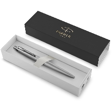 Ручка шариковая Parker Jotter Monochrome XL SE20 (CW2122756) Stainless Steel, M, синие чернила, подарочная коробка