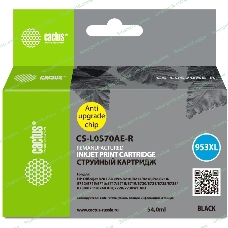 Картридж струйный Cactus CS-L0S70AE-R 953XL черный (54мл) для HP OJ Pro 7740/8210/8218/8710/8715
