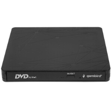 Оптический привод внешний с интерфейсом USB Gembird DVD-USB-03 пластик, черный