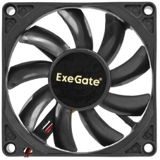 Вентилятор для корпуса ExeGate ExtraPower EP07015S3P черный, 70 мм, 3000 об/мин, 27 дБ, 3 pin