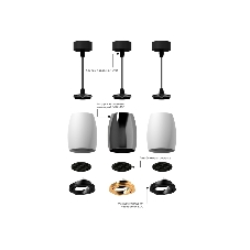 Корпус светильника C1123 DCH черный хром D70*60*H100mm MR16 GU5.3