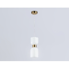 Светильник Ambrella light LH56091 BS/FR латунь/белый матовый E14 max 60W D120*1500