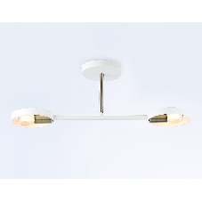 Светильник Ambrella light TR8222/2 WH/SB белый/бронза E27/2 max 40W 510*165*190