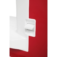 Швейная машина Janome 1522RD белый/красный, электромеханическая, вертикальный качающийся, 25 операций, петля автомат